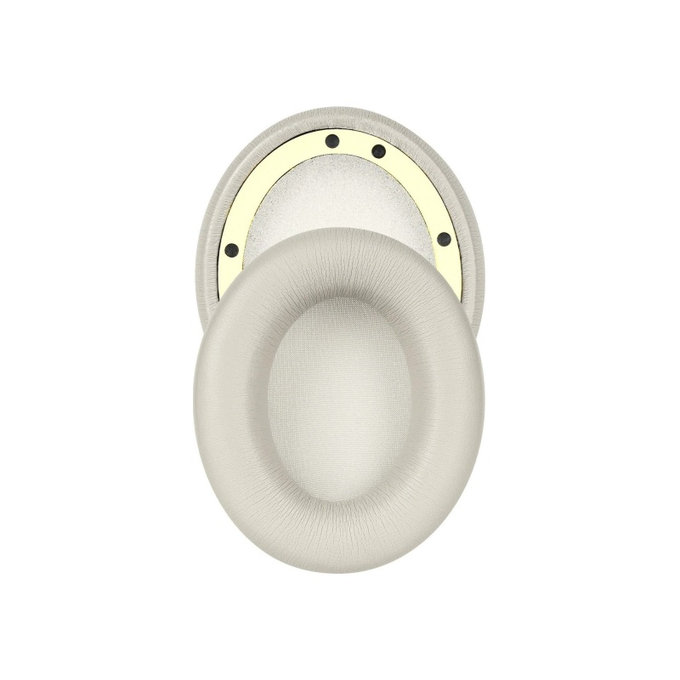 Nadomestne blazinice za ušesa za Beats Studio Pro, Spominska pena + PU usnje, Sive, 1 par