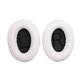 Nadomestne blazinice za ušesa za Bose QuietComfort 2, 15, 25 in 35, Spominska pena + PU usnje, Črno-bele, 1 par