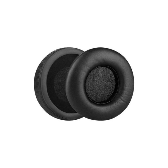 Nadomestne blazinice za ušesa za AKG K845BT, K545, K540, Spominska pena + PU usnje, Črne, 1 par