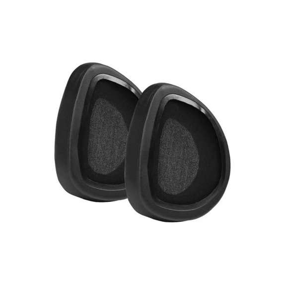 Nadomestne blazinice za ušesa za Asus ROG Delta, Delta S, Spominska pena + PU usnje, Črne, 1 par