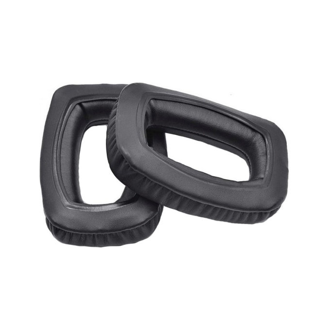 Nadomestne blazinice za ušesa za Beyerdynamic DT 100, DT 150, DT 190, Spominska pena + PU usnje, Črne, 1 par