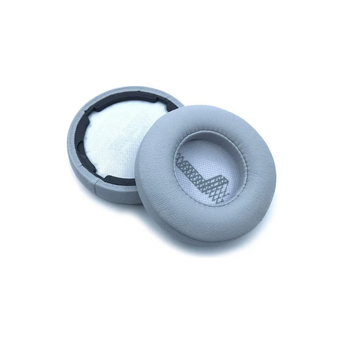Nadomestne blazinice za ušesa za JBL Live 400BT, 460NC, Spominska pena + PU usnje, Sive, 1 par