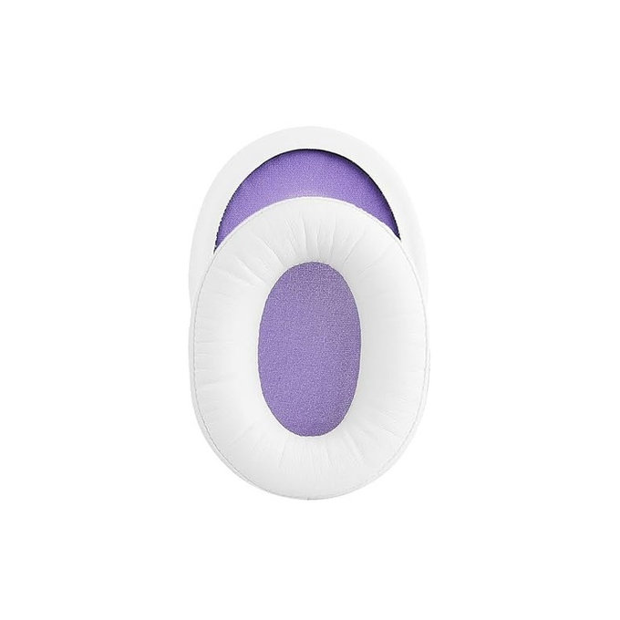 Nadomestne blazinice za ušesa za Kingston HyperX Cloud Alpha Gaming, Spominska pena + PU usnje, Bele, 1 par