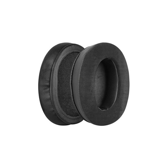 Nadomestne blazinice za ušesa za Kingston HyperX Cloud, Spominska pena + Neopren + PU usnje, Črne, 1 par