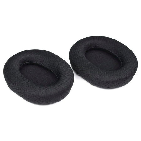 Nadomestne blazinice za ušesa za Razer Blackshark V2, V2X, V2 Pro, V2 SE, Spominska pena + Tekstil, Črne, 1 par