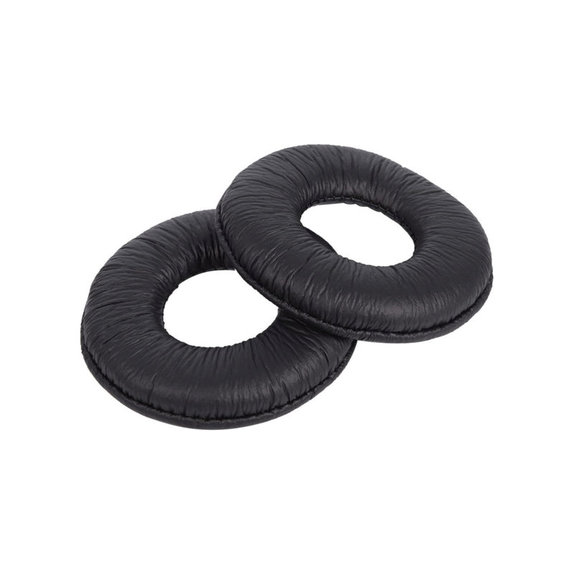 Nadomestne blazinice za ušesa za Sony MDR-ZX110, Spominska pena + PU usnje, Črne, 1 par