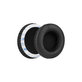 Nadomestne blazinice za ušesa za SteelSeries Siberia 200, V1, V2, V3 Prism, Spominska pena + PU usnje, Črne, 1 par