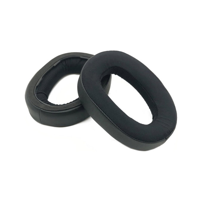 Nadomestne blazinice za ušesa za Sennheiser GSP500, GSP600, Spominska pena + PU usnje, Črne, Hlajeni gel, 1 par