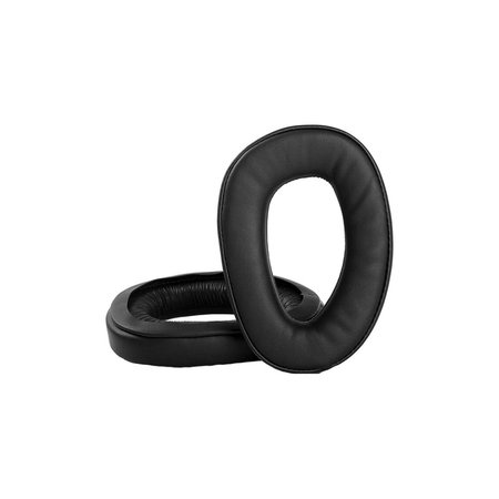 Nadomestne blazinice za ušesa za Sennheiser GSP300, GSP350, GSP370, Spominska pena + PU usnje, Črne, Hlajeni gel, 1 par