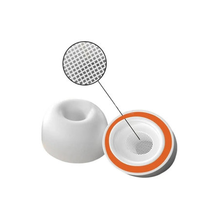 Nadomestni silikonski ušesni nastavki za Apple AirPods 1, 2 Pro, M, Spominska pena, Bele