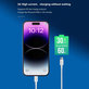 Lightning / USB-C kabel Smart, PD 27W, 2m, bel, Devia