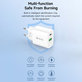 Polnilni adapter Smart USB-C + USB-A, PD 20W, bel, Devia