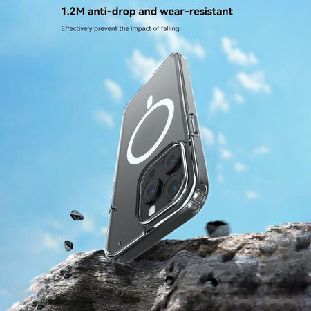 Ovitek Clear z MagSafe za iPhone 15 Pro, prozoren, Devia