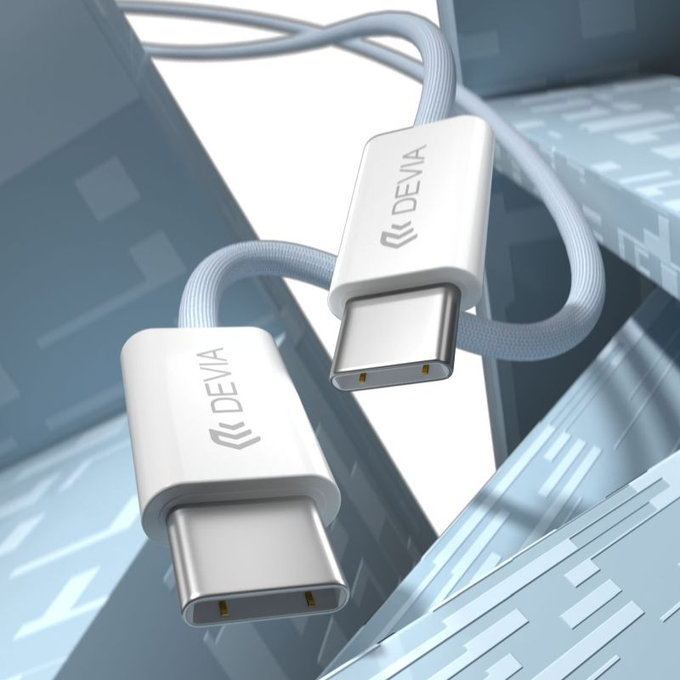 USB-C / USB-C kabel Smart, PD 60W, 1m, bel, Devia