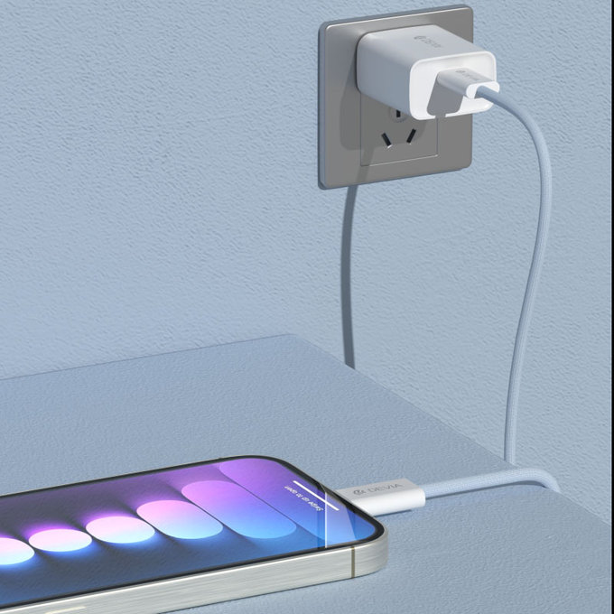 USB-C / USB-C kabel Smart, PD 60W, 1m, bel, Devia