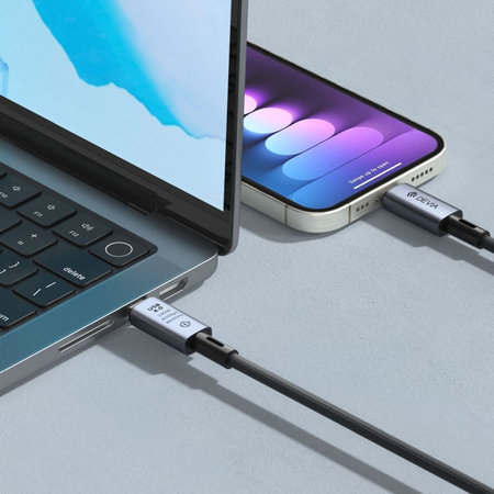 USB-C / USB-C kabel Extreme Speed, 240W, 8K 60Hz, 1m, črn, Devia
