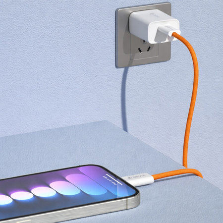 USB-C / USB-C kabel Smart, PD 60W, 1m, oranžen, Devia