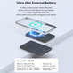 MagSafe PowerBank Extreme Speed Mini z zaslonom, PD 20W, 5000mAh, Space Grey, Devia