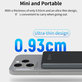 MagSafe PowerBank Extreme Speed Mini z zaslonom, PD 20W, 5000mAh, Space Grey, Devia