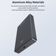 MagSafe PowerBank Extreme Speed Mini z zaslonom, PD 20W, 10000mAh, Space Grey, Devia