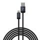 Lightning / USB kabel Gracious, 2,4A, 1m, črn, Devia