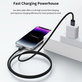 Lightning / USB kabel Gracious, 2,4A, 1m, črn, Devia