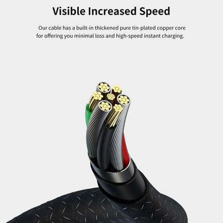 Lightning / USB kabel Gracious, 2,4A, 2m, črn, Devia