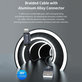 Lightning / USB kabel Gracious, 2,4A, 2m, črn, Devia