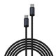 USB-C / USB-C kabel Gracious, PD 60W, 2m, črn, Devia