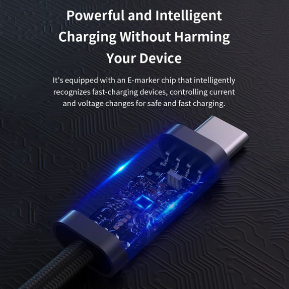 USB-C / USB-C kabel Extreme Speed, PD 240W, 2m, črn, Devia