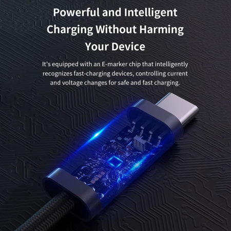 USB-C / USB-C kabel Extreme Speed, PD 240W, 2m, črn, Devia