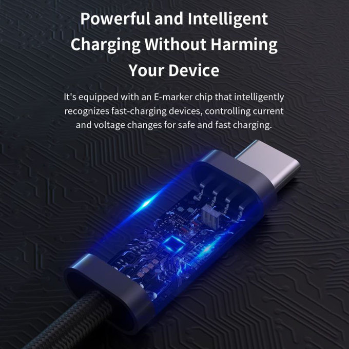 USB-C / USB-C kabel Extreme Speed, PD 240W, 2m, črn, Devia