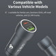 Avtopolnilec Extreme Speed USB-C + USB-A, PD 30W, QC 3.0 18W, siv, Devia