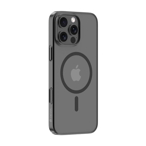 Ovitek Glimmer z MagSafe za iPhone 16 Pro, črna, Devia