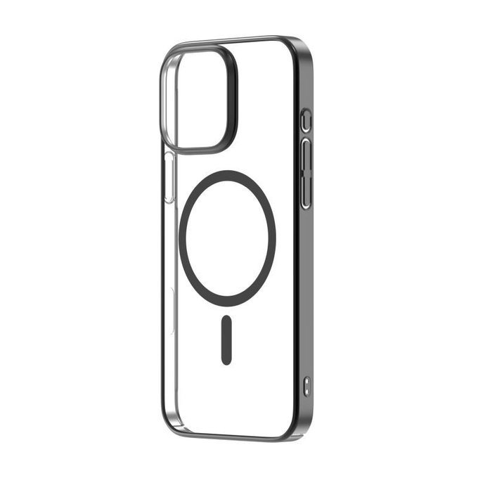 Ovitek Glimmer z MagSafe za iPhone 16 Pro, črna, Devia