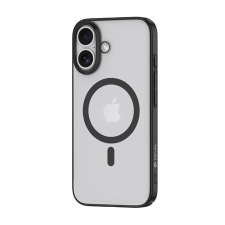 Ovitek Glimmer z MagSafe za iPhone 16 Plus, črna, Devia
