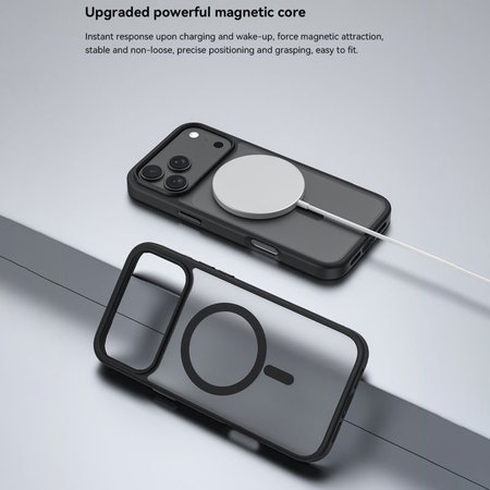 Ovitek Pino z MagSafe za iPhone 17, črna, Devia