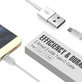 USB / USB-C kabel Smart, 2.1A, 1m, bel, Devia