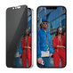 Kaljeno steklo UWF Privacy za iPhone 17e/16e/14/13/13 Pro, Črna, PanzerGlass