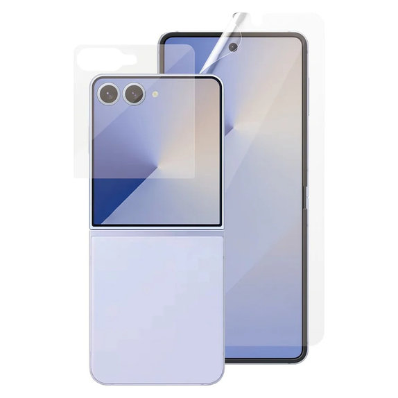 Zaščitna folija UWF in kaljeno steklo za Samsung Galaxy Z Flip7, Prozorna, PanzerGlass
