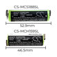 Baterija za Moser Easy Style 1881, 2000mAh, Ni-MH, 1.2V, 1852-7531, HQ
