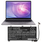 Baterija za Huawei MateBook 13, 13 i7, 3600mAh, Li-Pol, 11.4V, HB4593J6ECW, HQ