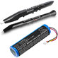 Baterija za Akai 5000 Solo, Ewi 5000, 3400mAh, Li-Ion, 3.7V, 1ABTUR18650ZY01, HQ