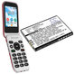 Baterija za Doro 7030, 7031, DFC-0270, 7080, 1200mAh, Li-Ion, 3.7V, DBX-1350A, HQ