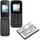 Baterija za Alcatel OneTouch 1013, 1035D, 1046D, 400mAh, Li-Ion, 3.7V, TLi004FA, HQ