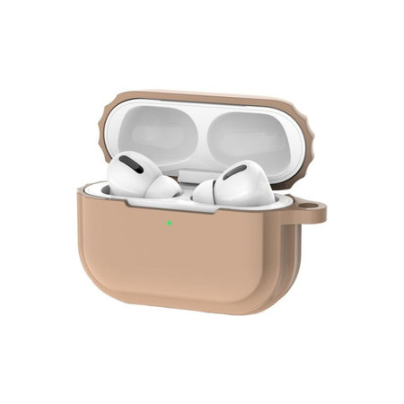 Silikonski ovitek za AirPods 3, Sand Beige