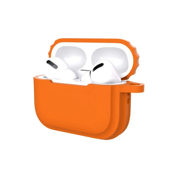 Silikonski ovitek za AirPods Pro, oranžen