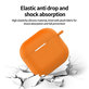 Silikonski ovitek za AirPods 4, oranžen