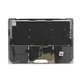 Zgornji okvir tipkovnice za MacBook Pro 14", A2442 (2021), A2779 (2023), US tipkovnico in baterijo, Space Gray, 661-32210, Genuine Apple