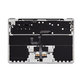 Zgornji okvir tipkovnice za MacBook Air 13", A3113 (2024), US tipkovnico in baterijo, Silver, 661-40228, Genuine Apple